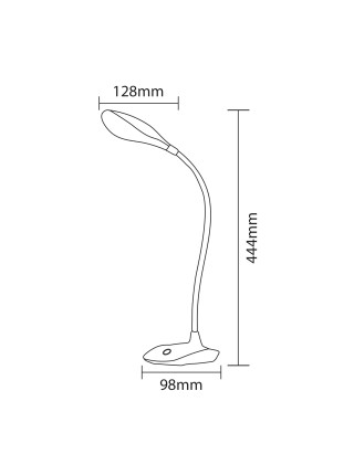 Світильник настільний LED ASLI 9W білий HOROZ ELECTRIC 
049-035-0009-010