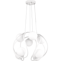 Світильник HOPFEN LOFT Bälle PD 8 WH (G9, max 8 x 40W)