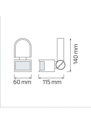 Датчик CORONA чорний HOROZ ELECTRIC 
088-001-0002-020