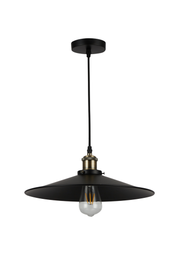 Світильник HOPFEN LOFT DFN 1 L PD BK (E27, max 40W)