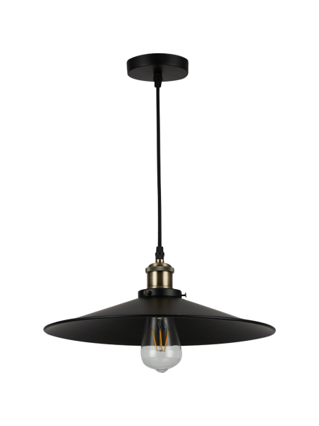 Світильник HOPFEN LOFT DFN 1 L PD BK (E27, max 40W)