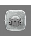 Розетка одинарна без заземлення біла ELA HOROZ ELECTRIC 112-007-0005-010