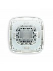 Вимикач 1-клавішний з підсвіткою срібло ELA HOROZ ELECTRIC 112-007-0003-020