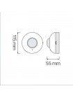 Датчик FOCUS білий HOROZ ELECTRIC 088-001-0001-010