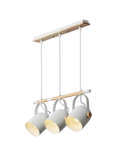 Світильник HOPFEN LOFT HALTBAR PD 3 WH (E27, max 3 x 40W)