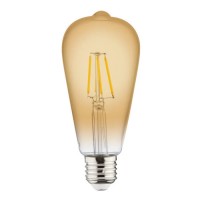Світлодіодна лампа Filament RUSTIC VINTAGE-6 6W E27 HOROZ ELECTRIC 
001-029-0006-010