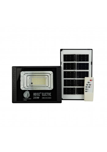Прожектор світлодіодний з сонячною панеллю TIGER-25 25W 6400K HOROZ ELECTRIC 068-012-0025-010