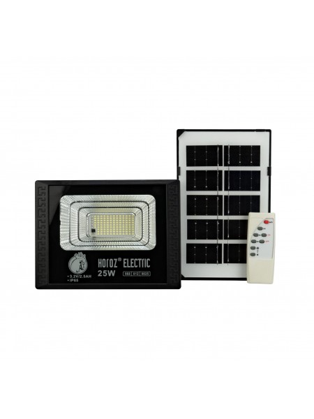 Прожектор світлодіодний з сонячною панеллю TIGER-25 25W 6400K HOROZ ELECTRIC 
068-012-0025-010