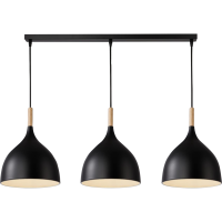 Світильник HOPFEN LOFT TN 3 PD BK (E27, max 3 x 40W)