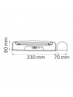 Світлодіодний світильник аварійний WENGER 12W HOROZ ELECTRIC 084-025-0012-010