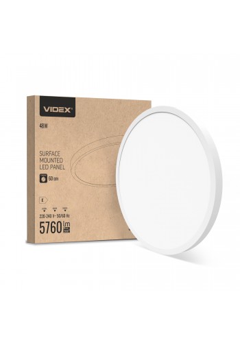 LED панель кругла VIDEX PBR600 48W 3000-4000-6000K 230V VL-PBR600-48CW - 489584