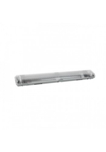 Корпус под лампу (2*9w) 60 см Т8 влагозащищенный PROFIX-T-60D с лампой