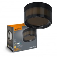 LED світильник IP65 круглий VIDEX BHD01 9W 2400-3200-4300K Black VL-BHD01-09CBB - 487771