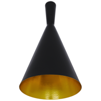 Підвіс Hopfen Cone Loft 1x40 Вт E27 чорний