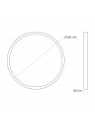 LED панель кругла VIDEX PBR600 48W 3000-4000-6000K 230V VL-PBR600-48CW - 489584