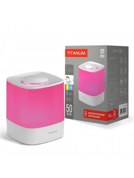 LED світильник акумуляторний TITANUM TLTF-016RW TLTF-016RW - 400318