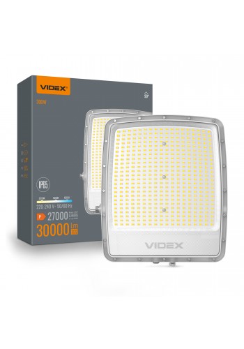 LED прожектор VIDEX F5 300W 3000-5000-6500K 230V White (VL-F5-300CW) VL-F5-300CW - 400523