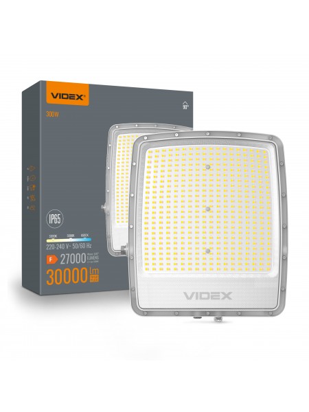 LED прожектор VIDEX F5 300W 3000-5000-6500K 230V White (VL-F5-300CW) VL-F5-300CW - 400523