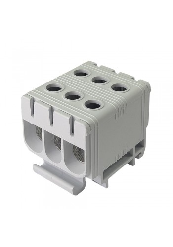Клемник на DIN-рейку Al 6-50/Cu 6 2.5-50 мм² сірий Промфактор ( FT1050F3 )