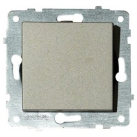 Механізм вимикача 1-клавішний GRANO антрацит OVIVO 
600-000213-200