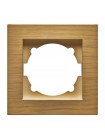 Рамка ELBI VEGA Woodline клен 1-на (510-012700-271)