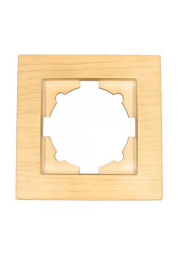 Рамка ELBI VEGA Woodline клен 1-на (510-012700-271)