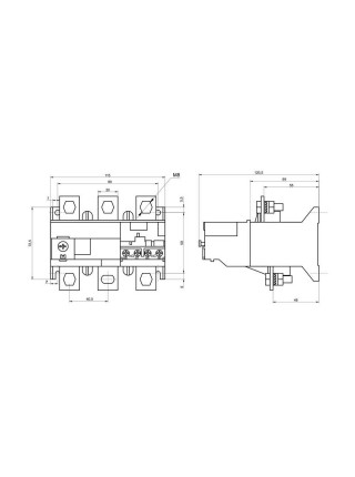 Реле теплове Промфактор FTR 220 (90-150A) автономне​ ( FTR220150 )