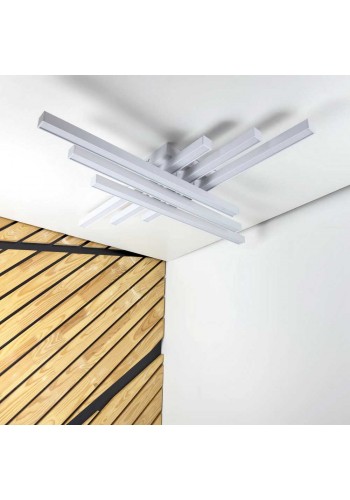 Світильник LED smart HIWAY+пульт квадрат 110W 3000-5000K IP20 білий ( 220815 )