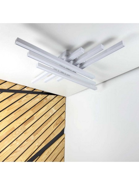 Світильник LED smart HIWAY+пульт квадрат 110W 3000-5000K IP20 білий ( 220815 )