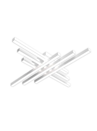 Світильник LED smart HIWAY+пульт квадрат 110W 3000-5000K IP20 білий ( 220815 )