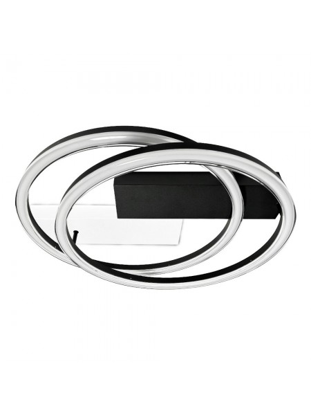 Світильник LED smart BRIONI-R+пульт 80W 3000-5000K IP20 круг чорний Violux ( 220695 )