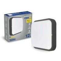 Світильник LED Violux ДББ POLO UA антрацит MW sensor 12W 5000K IP54 ( 243443 )
