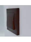 Вимикач ELBI ZENA Woodline червоне дерево 1кл без рамки ( 609-012900-200 )