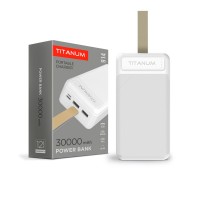 Повербанк TITANUM 914 White 30000mAh TPB-914-W - 483483