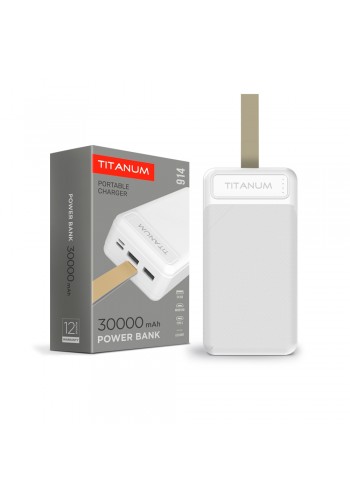 Повербанк TITANUM 914 White 30000mAh TPB-914-W - 483483