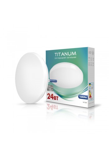 LED светильник настенно-потолочный TITANUM 24W 4100K Матовый