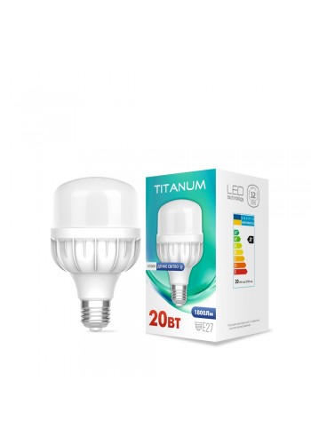 LED лампа TITANUM A80 20W E27 6500К TL-HA80-20276 - 480574