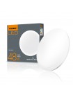 LED світильник настінно-стельовий круглий VIDEX 48W 4100K Матовий VL-CLR-484M - 299655