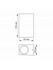 LED Світильник архітектурний AR012G IP54 VIDEX GU10x2 VL-AR012G - 480826