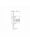 Розетка одинарна із заземленням з USB+USB-C срібний шовк VIDEX BINERA VF-BNSK1GUC-SS - 485296