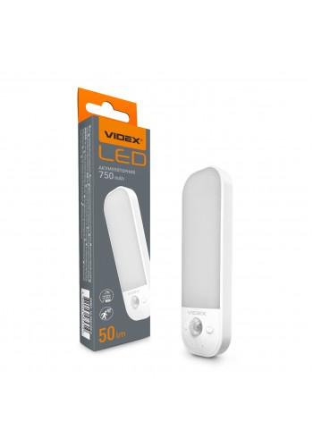 LED Світильник акумуляторний з датчиком руху VIDEX VL-NL014W-S VL-NL014W-S - 485319