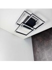 Світильник LED smart RAFAEL+пульт 100W 3000-5000K IP20 прямокутний чорний Violux ( 220975 )