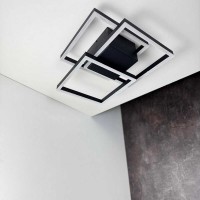 Світильник LED smart RAFAEL+пульт 100W 3000-5000K IP20 прямокутний чорний Violux ( 220975 )