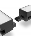 LED світильник лінійний магістральний VIDEX BNL02 50W 1.2М 5000K 220V Black VL-BNL02-50125B - 485548