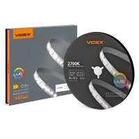 LED стрічка VIDEX DC12V 60W 5M 2700K Ra98 IP20 (VL-LST28144-12122-B5) VL-LST28144-12122-B5 - 489645