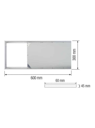 Рамка накладна для панелі Zodiac-24 Frame-3060 HOROZ ELECTRIC 
111-002-0001-010