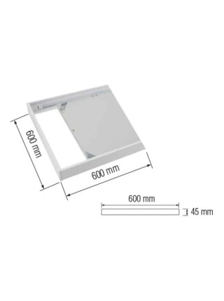 Рамка накладна для панелі Galaksi Frame-6060 HOROZ ELECTRIC 
111-002-0005-010