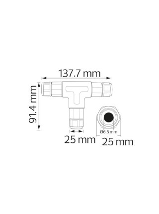 Клема вологозахисна IP68 CONNECTOR-2 HOROZ ELECTRIC 
106-004-0002-010