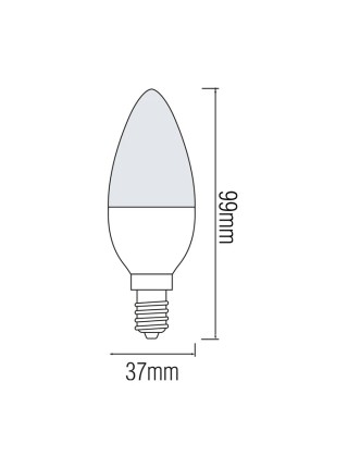 Світлодіодна лампа ULTRA-6 6W E14 4200К HOROZ ELECTRIC 
001-003-0006-031