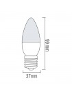Світлодіодна лампа ULTRA-6 6W E27 4200К HOROZ ELECTRIC 001-003-0006-060